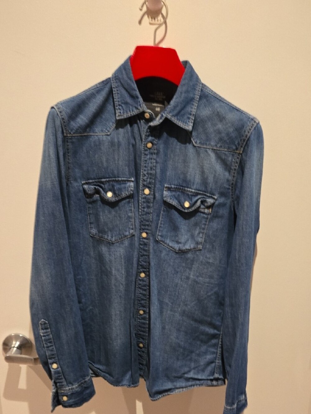 H&M Men's Dark Blue Denim Jeans with L.O.G.G. Tag